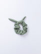 Groene scrunchie in biokatoengaas GABRIELLE PARIS-1