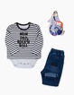Box conjunto bio IKKS y sonajero Kurt TAMBOUR BATTANT-2