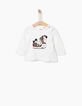 Camiseta zapatillas bebé niña-1