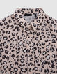 Pink leopard print shirt for girl-5