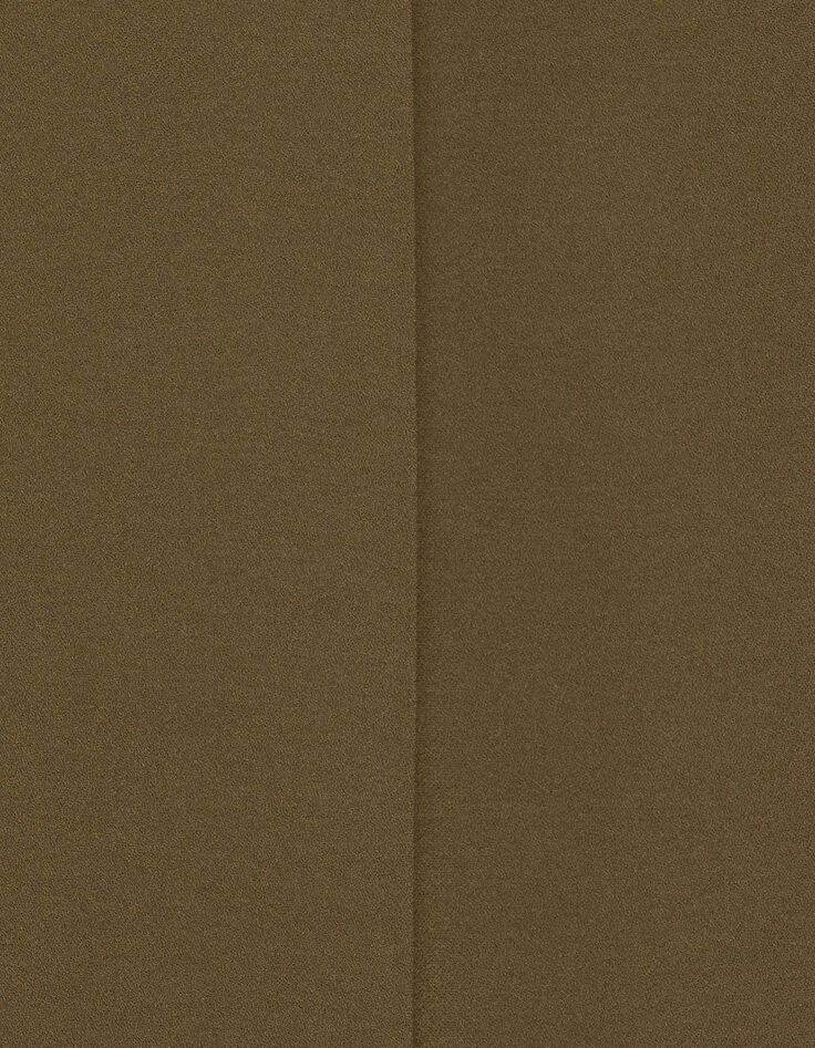 Pantalon de tailleur large kaki polyester recyclé Femme-7 Pantalon de tailleur large kaki polyester recyclé Femme-7
