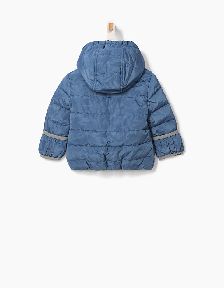 Chaqueta acolchada azul bebé-3