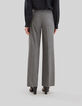 Pure Edition &ndash; schwarze Damenhose in falschem Uni-3