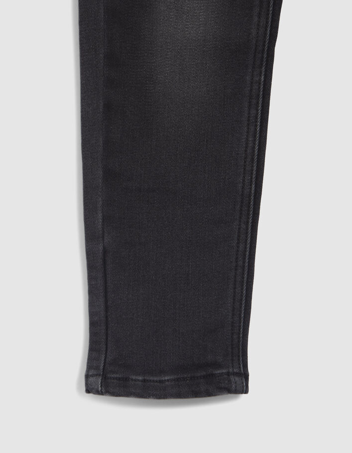 Grijze TAPERED jeans elastische taille jongens-5