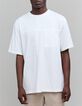 T-shirt blanc coton bio broderies dates Homme-1 T-shirt blanc coton bio broderies dates Homme-1