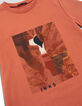 Boys’ orange hot air balloon image T-shirt-3