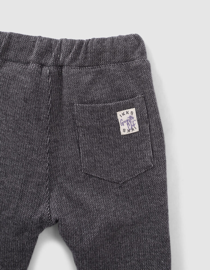 Ensemble jogging gris et tee-shirt b&eacute;b&eacute; gar&ccedil;on-6