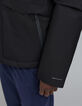 Zwarte pufferjas graniet nylon WATERPROOF BREATHABLE Heren-6