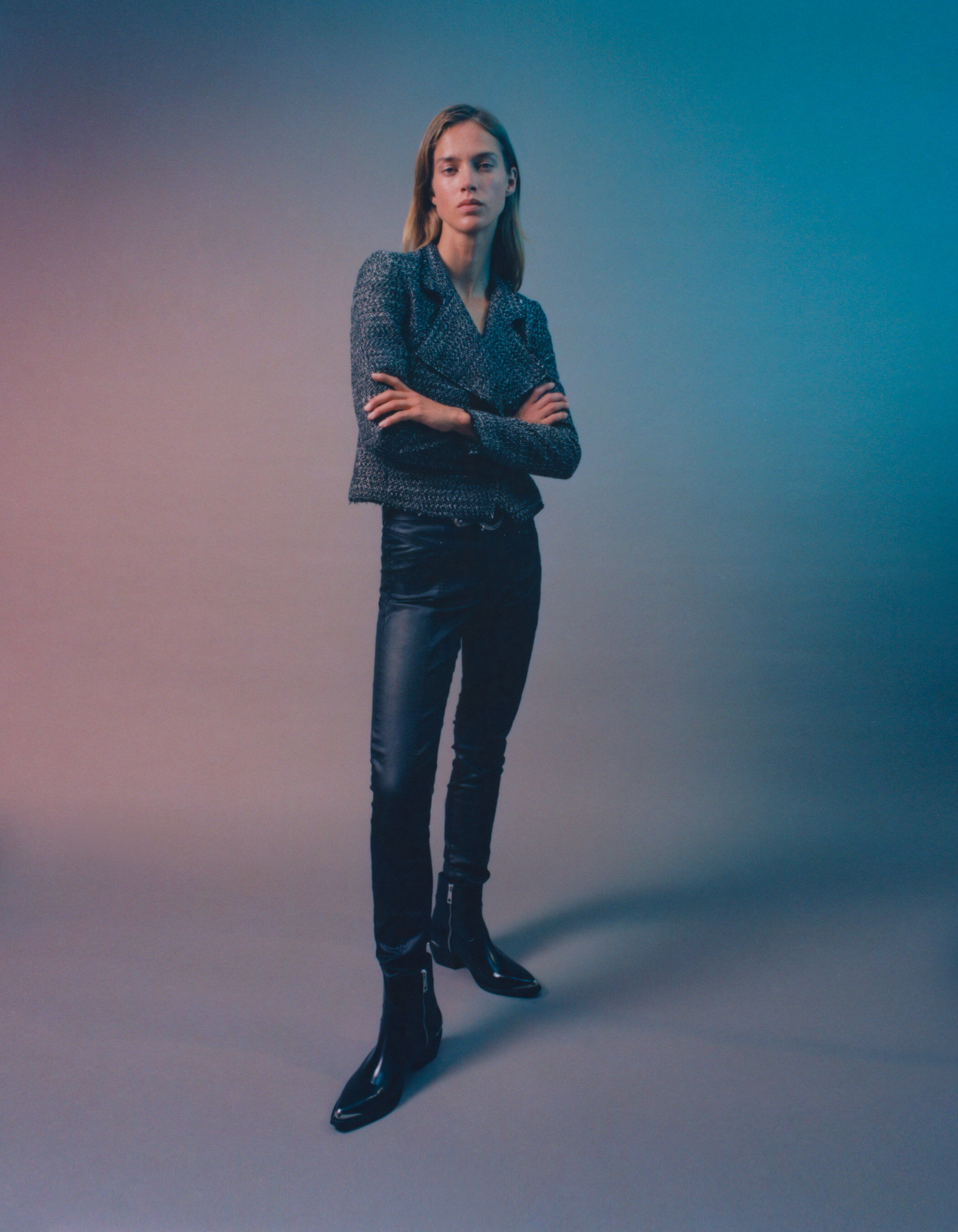 Jean slim effet enduit noir femme clearance