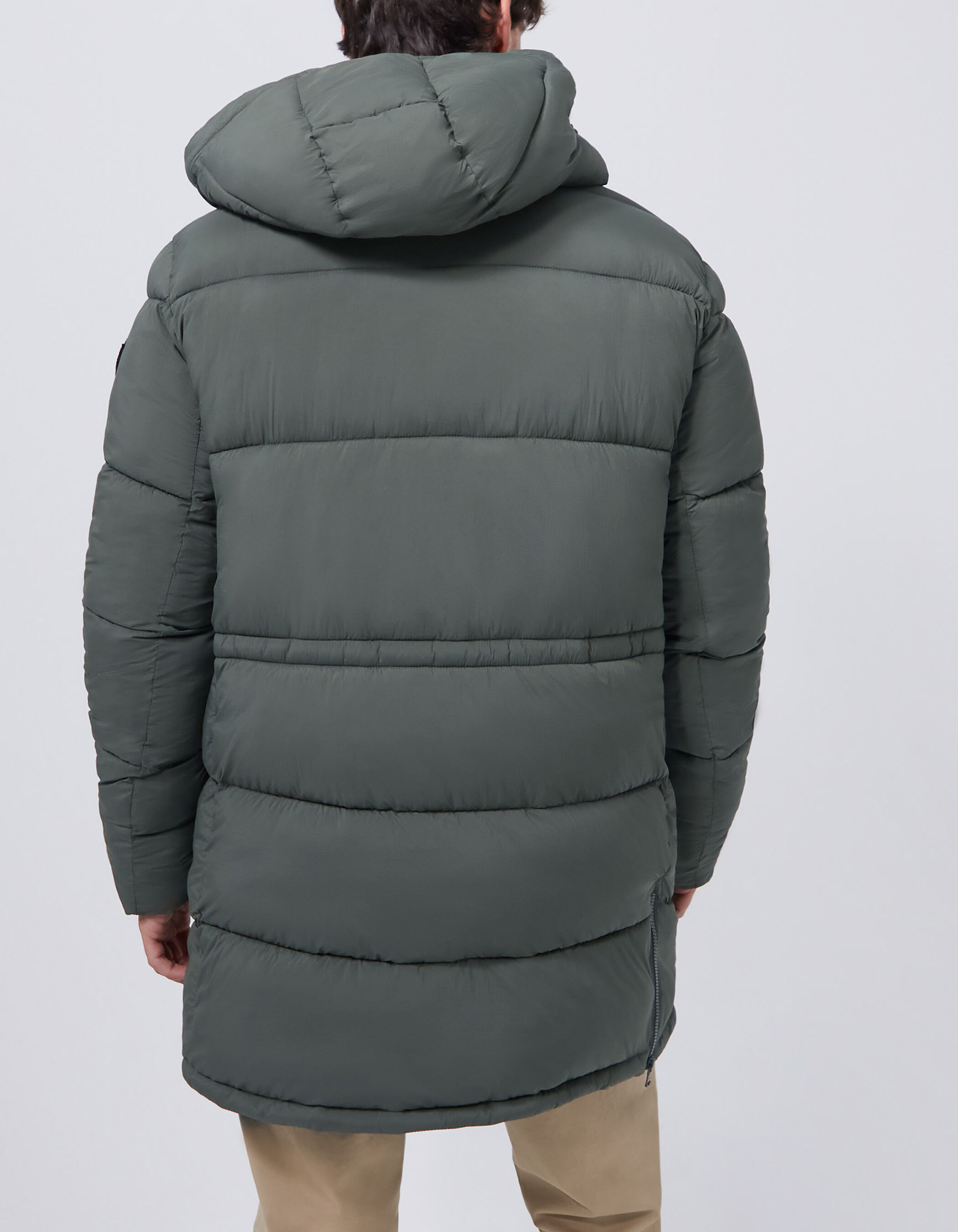 Parka kaki multipoches Homme