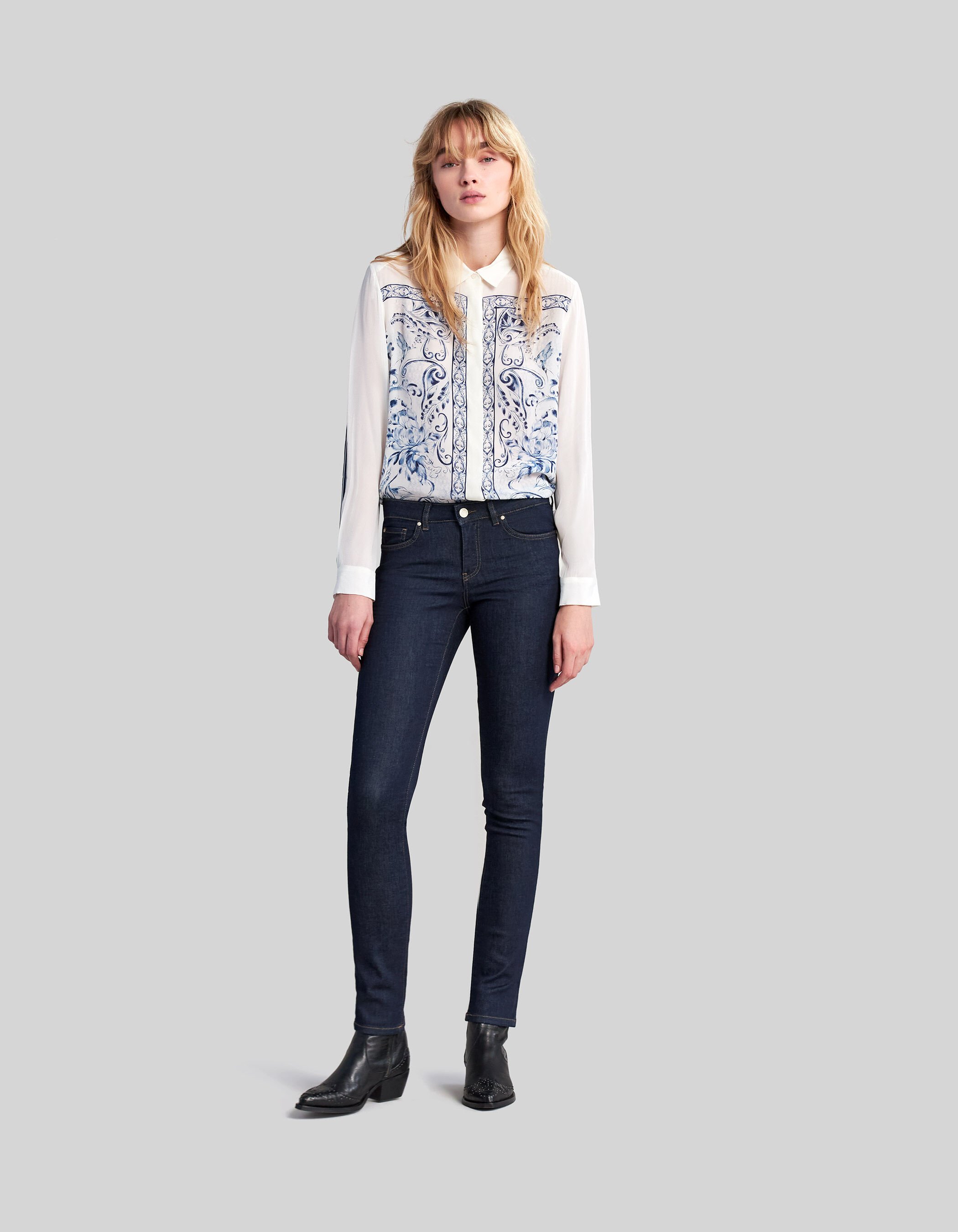 Look jean hotsell brut femme