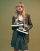 Leren sneakers unisex kaki en camouflage IKKS X DIADORA-8