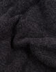 Grauer Lurex-Totenkopf-Strickpullover f&uuml;r Damen-6