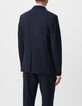 Marine SLIM blazer milanotricot Heren-4