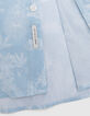 Men&rsquo;s sky tropical motif Liberty fabric SLIM shirt-7