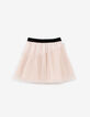 Falda beige tul beige niña-1