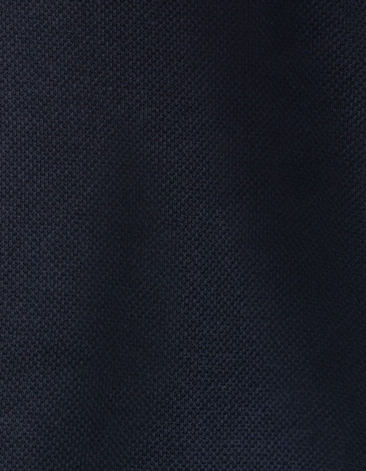 Boys’ navy pique knit Bermuda shorts-9