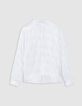 Camisa REGULAR blanca bordados rayas tormenta hombre-6