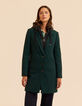 Manteau vert parementure doudoune amovible I.Code-1