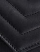 Mini portefeuille 1440 noir cuir matelassé Femme-7
