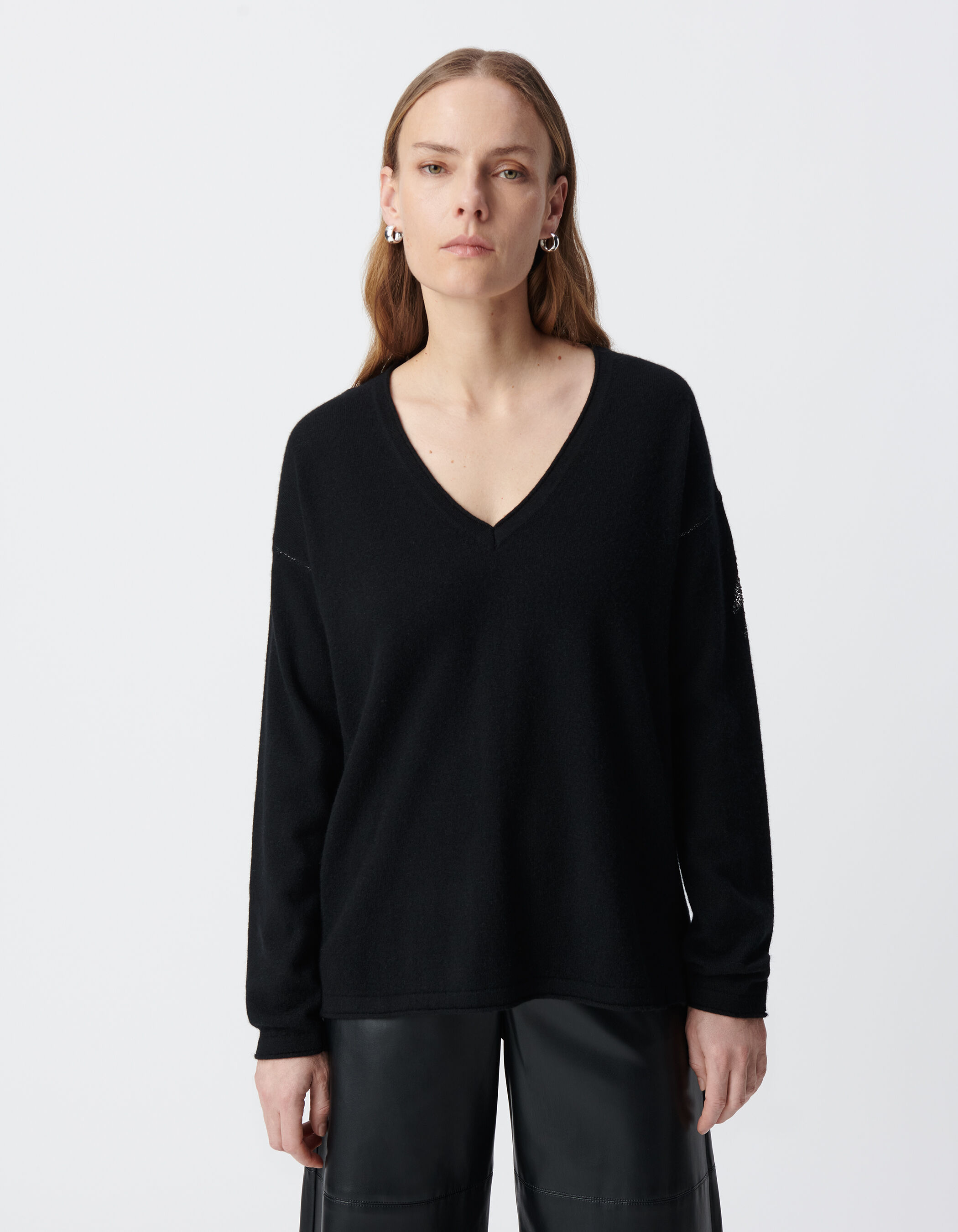 Zwarte shop pull dames