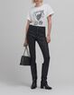 Camiseta blanca oversize visual panther de mujer-2