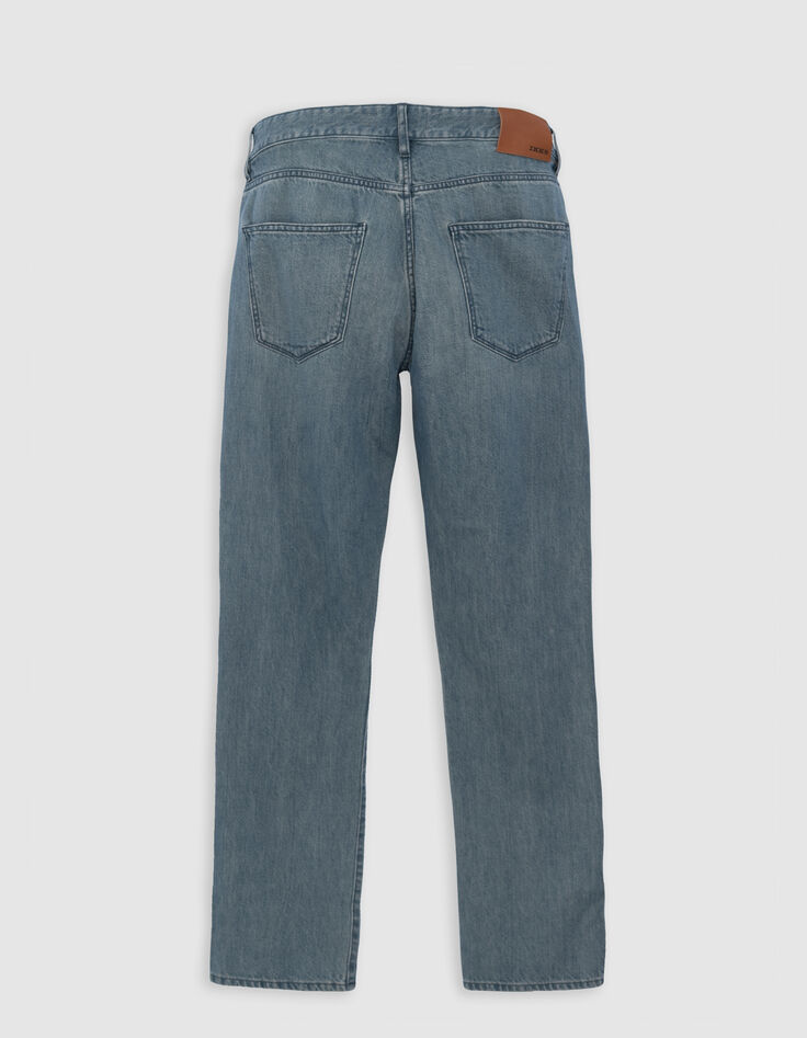 Blauwgrijze STRAIGHT jeans Heren-7