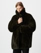 Abrigo oversize caqui leopardo mujer-5