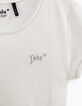 Camiseta blanco roto Essentiel niña algodón eco-2