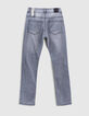Light Grey Slim-Jungenjeans aus Recyclinggewebe -3
