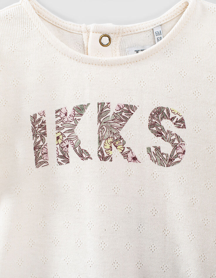 Babymädchen-Mix-and-Match-Kleid, Ecovero®, Pflanzen-Print-2 Babymädchen-Mix-and-Match-Kleid, Ecovero®, Pflanzen-Print-2