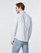 Men’s forget-me-not floral SLIM shirt-3