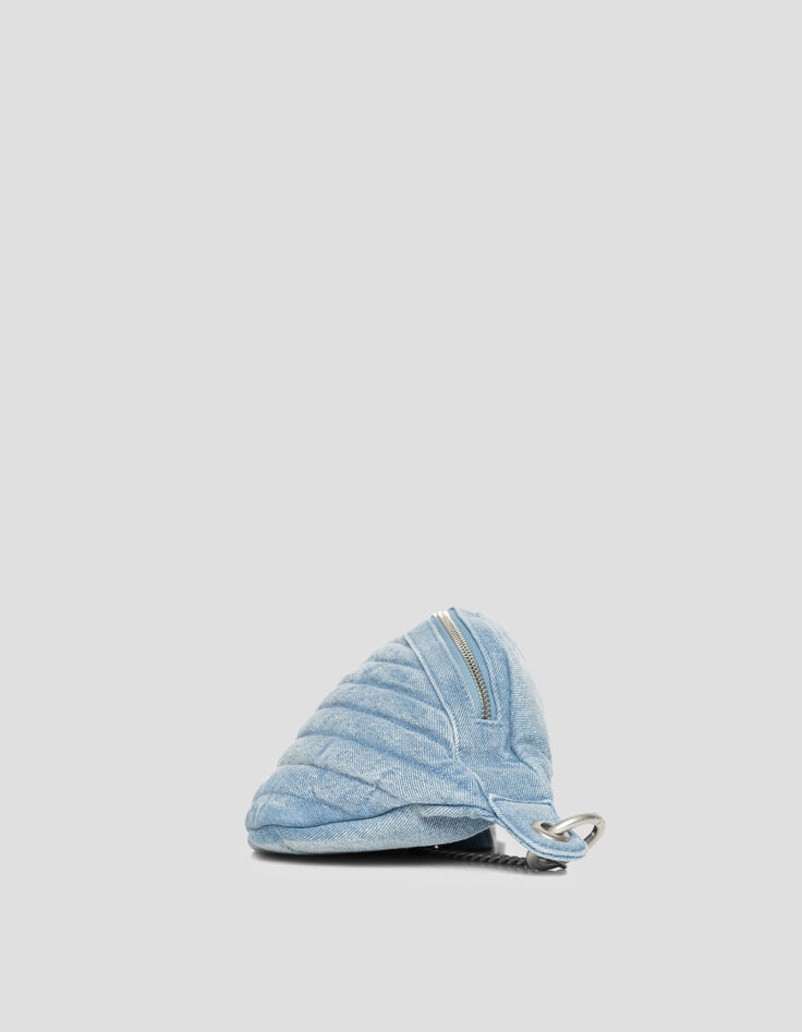 Sac banane 1440 bleu en jean délavé Femme-5 Sac banane 1440 bleu en jean délavé Femme-5