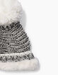 Bonnet tricot bébé fille -2
