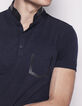 Marinebl heren poloshirt-4