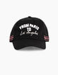 Casquette noire FROM PARIS to Los Angeles fille-4