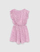 Girls&rsquo; violet daisy Ecovero&reg; playsuit-3