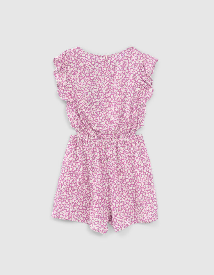 Girls&rsquo; violet daisy Ecovero&reg; playsuit-3