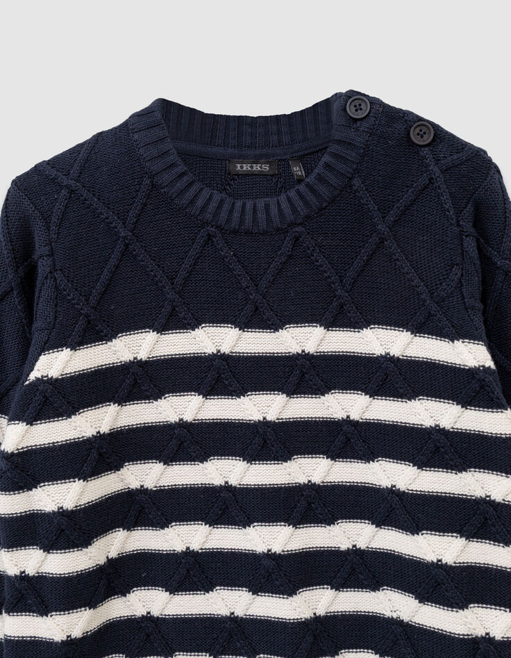 Boys’ decorative knit sailor sweater-3