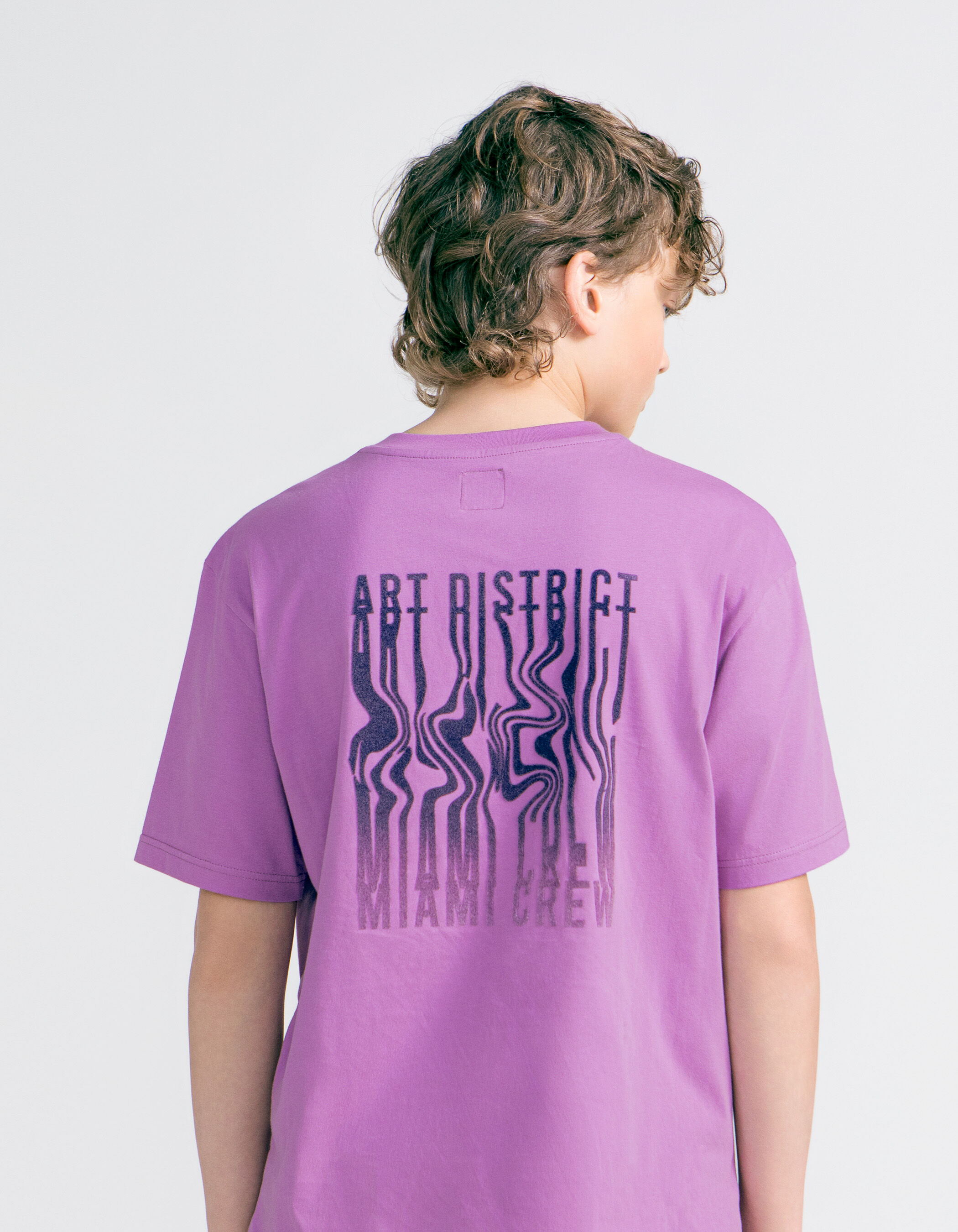 Camiseta violeta niño hotsell