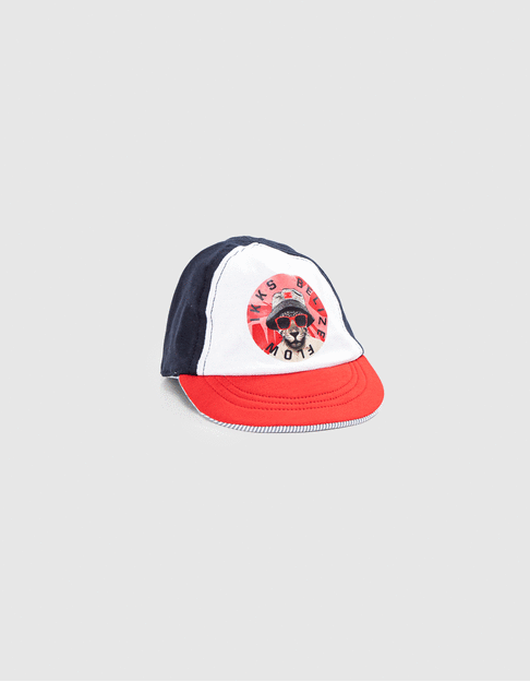 Casquette réversible tricolore et rayée bébé garçon - IKKS