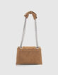 Sac THE 1. SEASONALS sable cuir matelassé Taille S Femme-3