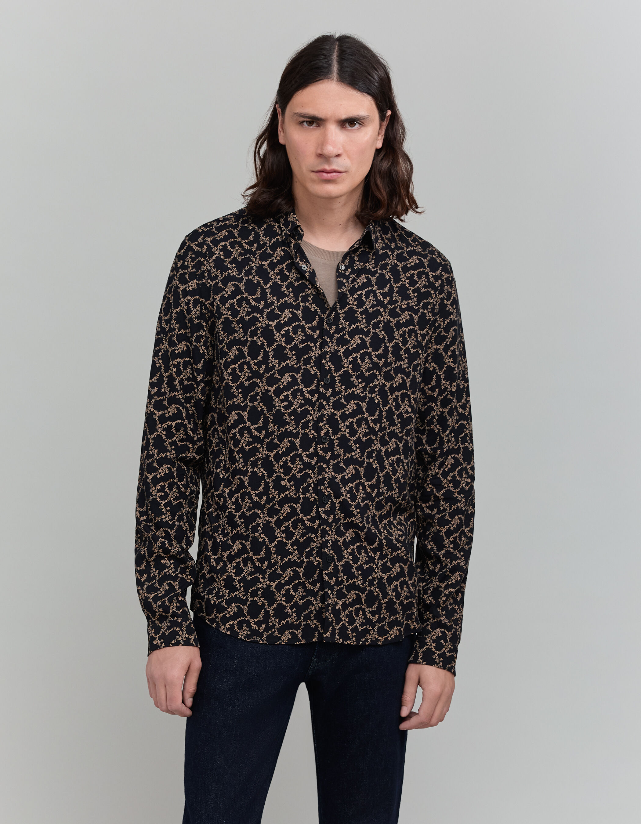 Chemise leopard homme top