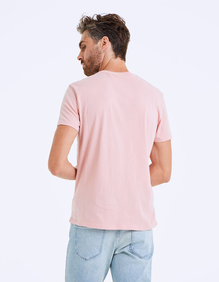 Camiseta rosa pálido con fotos de Venice Beach Hombre - IKKS
