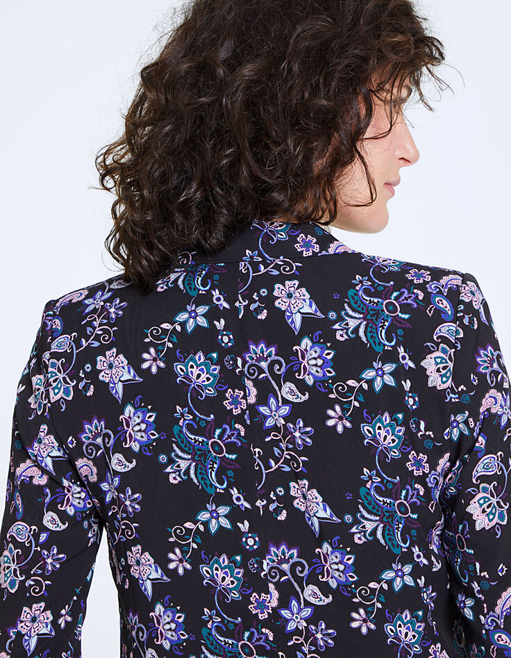 Women's Pacific Garden floral print crêpe jacket-5