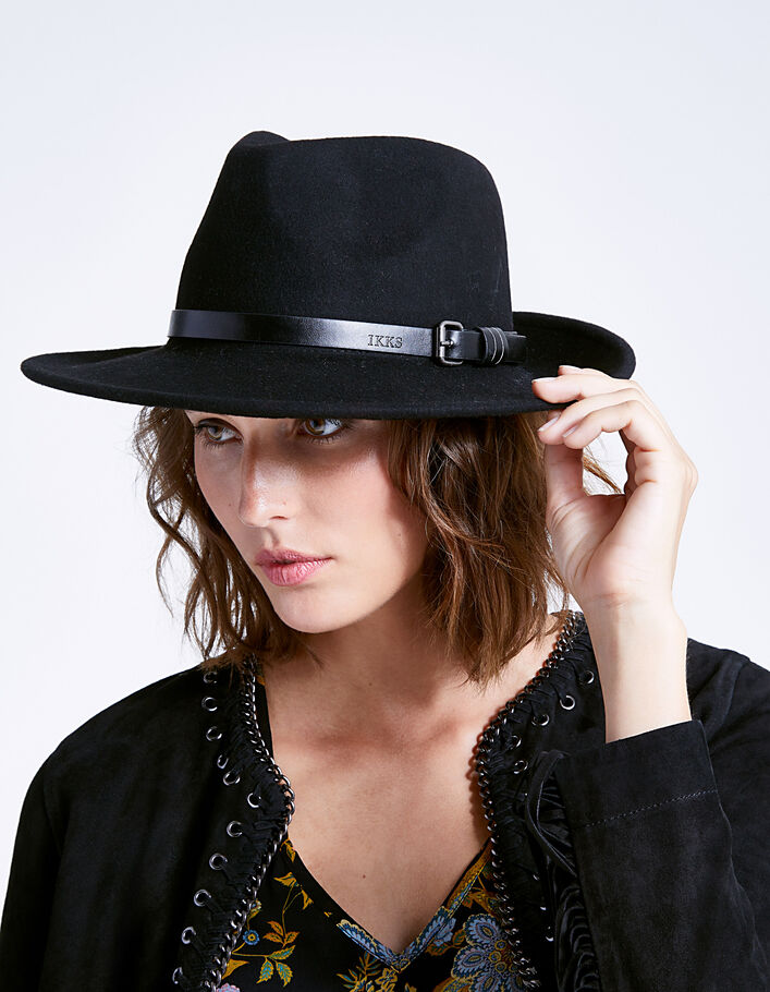 Sombrero negro mujer - IKKS