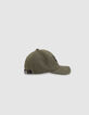 Women&rsquo;s khaki cap with chevron embroidery-2