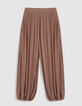 Pantal&oacute;n globo blush fluido de mujer-9
