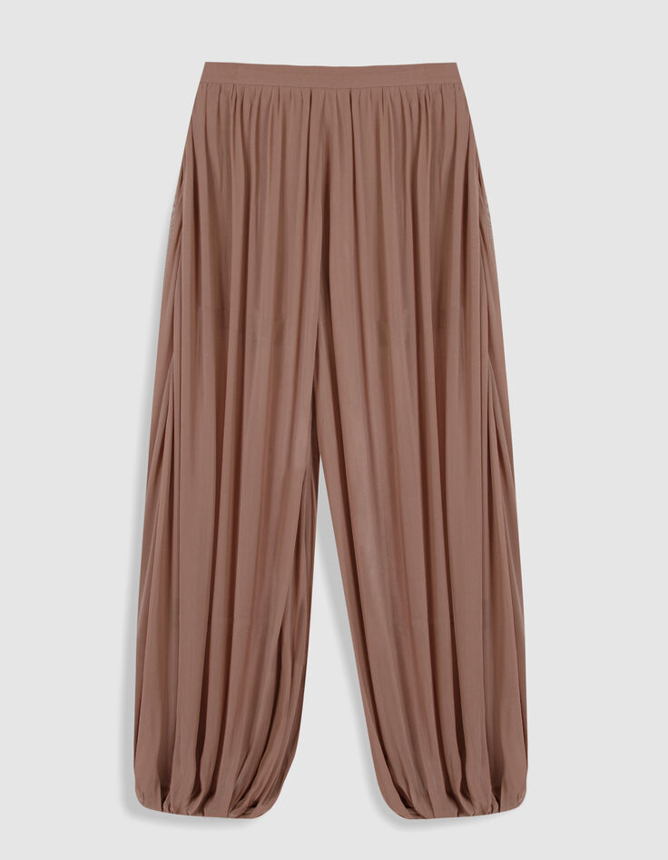 Pantal&oacute;n globo blush fluido de mujer-9