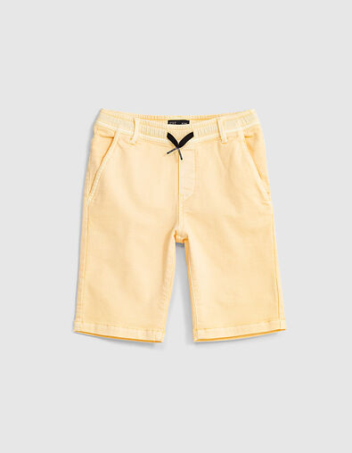 Bermudas amarillo medio cintura elástica niño  - IKKS